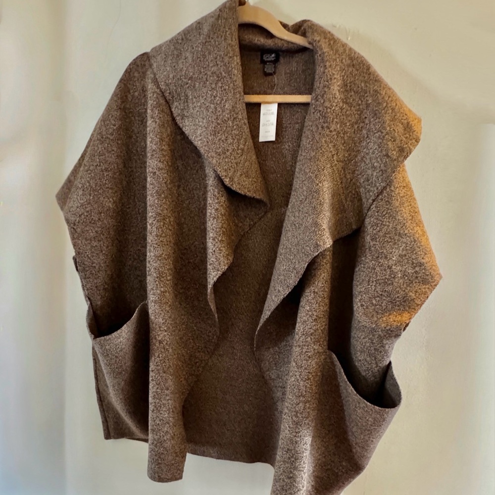 NWT Anthropologie / Roffe Open drape coat